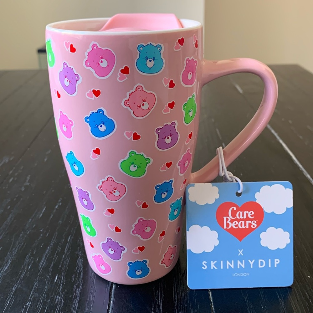 Care Bears X skinnydip ceramic travel mug
